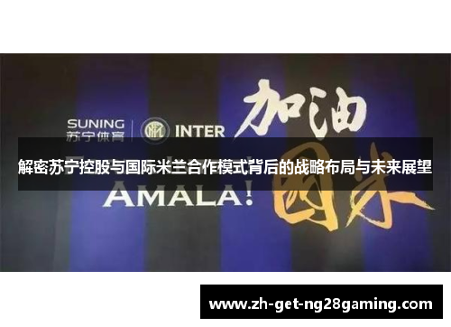 解密苏宁控股与国际米兰合作模式背后的战略布局与未来展望